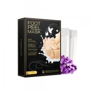 Wholesale New Formula Exfoliating Foot Peel Off Mask, Lavender Scented Booties For Cracked Heels Dead Skin Calluses from china suppliers