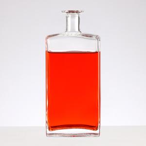 Wholesale Luxury Clear Glass Bottle for Whisky 500ml 700ml High End Acceptable Customer's Logo from china suppliers