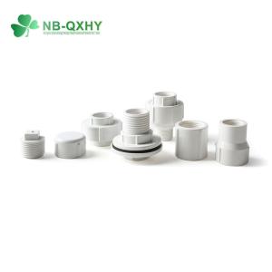 Wholesale Glue Connection PVC Plastic Elbow UPVC BS Thread Fittings for Pipe 1/2&quot;- 4&quot; Inch from china suppliers