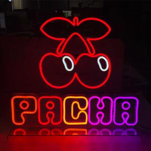 Wholesale Table Top Company Logo 12V Peach Neon Sign RoHS from china suppliers