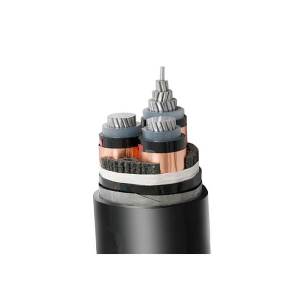 High-Voltage 35kV 3x400mm² Aluminum Electrical Cable with XLPE Insulation and Steel Armour
