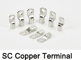 Electric Wire Connector with Tin Coated Copper Tube Compression Cable Lugs Ferrule