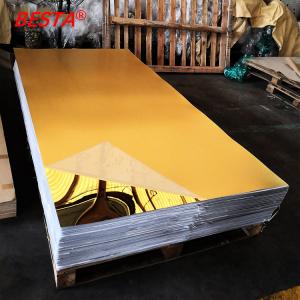 Wholesale Wear Resistance Acrylic Silver Mirror Sheet 2mm Gold Metallic Acrylic Sheet from china suppliers