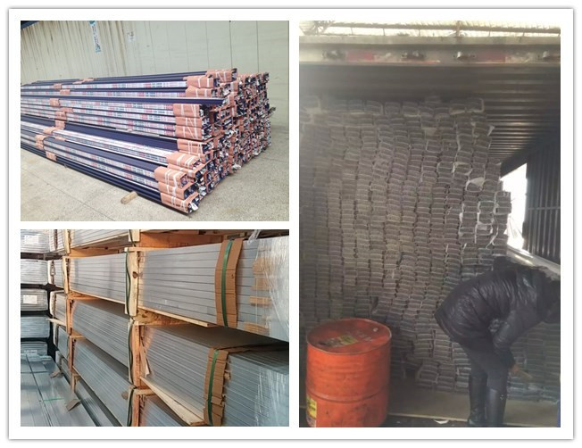 Green Powder Coating Aluminum Window Profile For Soundproof Casement Window