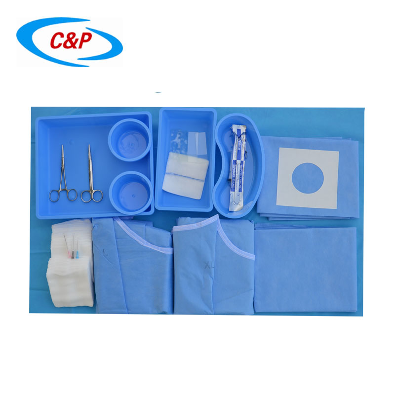 Angiography Medical Nonwoven Pack With EO Sterilization For Femoral Radial Surgery