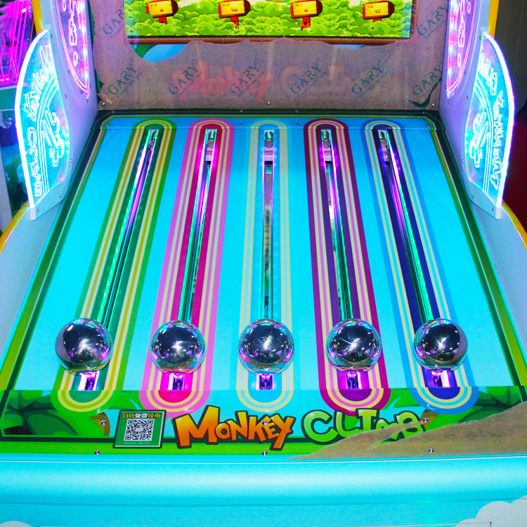 Indoor coin operated monkey climbing entertainment ticket Redemption game machine
