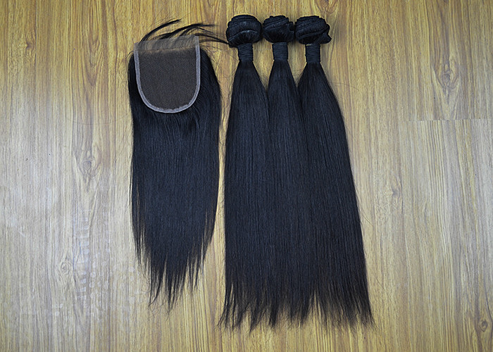 10" - 28" Human Hair Weave Bundles / 1 PC Non Remy Hair Extensions