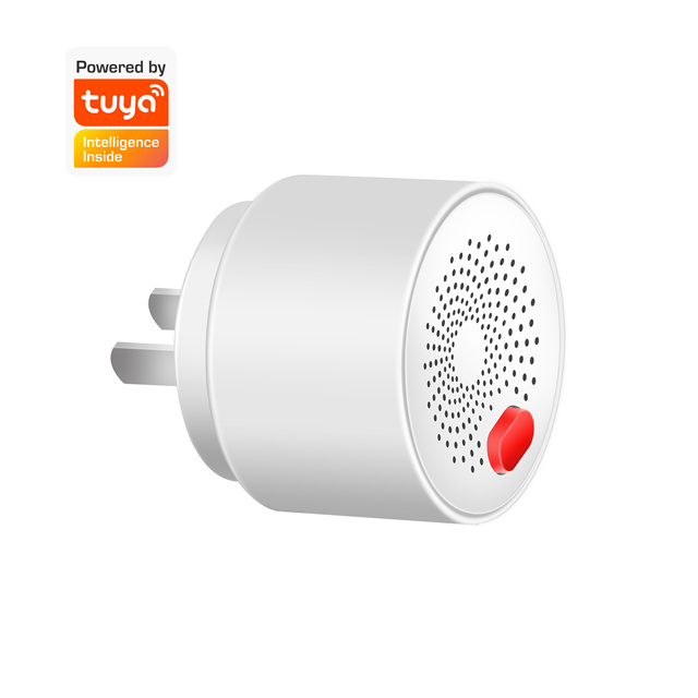 Tuya Wifi Smart Gas Leak Detector Sensor US/UK/EU Plug Home Security Guard Remote Household Gas Alarm Detector Leakage S
