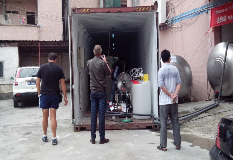 Mobile Containerized Water Filter System Sea Water Seawater Desalination System for Drinking Irrigation