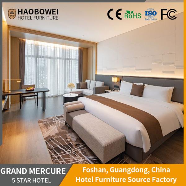 Five Star Furniture Custom Hotel Ash Wood Frame Modern Luxury Style King Size
