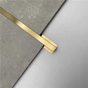 Wholesale Restaurant decoration 304 316 stainless steel T profile L shape tile trim from china suppliers