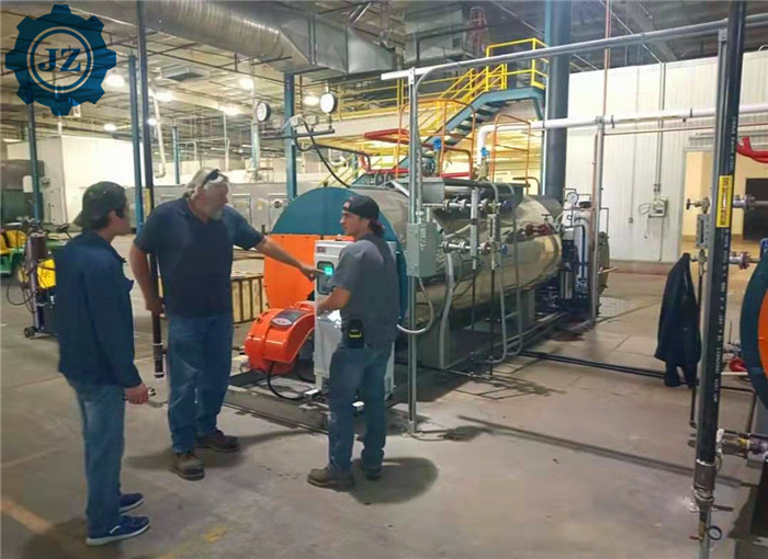 5T 5000kg LPG LNG Gas Fired Condensing Steam Boiler For Building Materials Factory