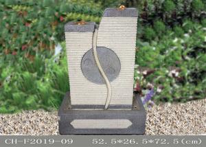 Wholesale Yin Yang Eight Trigrams Led Water Fountain Sandstone Color from china suppliers