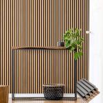FSC Wooden Grain Interior WPC Wall Panel Moisture Proof Customized Logo