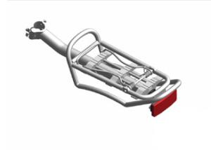Wholesale 12.7mm Electric Bike Spares Alloy Rear Carrier Suspension Design from china suppliers