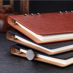 Business gift - Manufacture loose-leaf notebooks 6 ring binder leather agenda LN