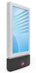 Advertising Digital Signage Kiosk , 55" Interactive Digital Kiosk Elegant Design