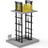 Buy cheap 2 - 5 Tons Double Guide Rail Cargo Lifting Platform Industrial Freight Elevator from wholesalers