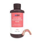 Semi Transparent Pink Biocompatible 3d Resin Light Curing Dental Resin
