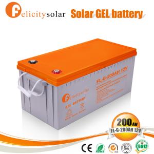 Wholesale Felicity Solar gel battery 12v 200ah solar battery batteries gel sealed lead acid from china suppliers