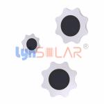 RGB 3W Solar Powered Led Flood Light For Festival Lighting CE RoHS Approval