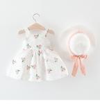 Summer New Children's Dress Clothing Girl Cute Cherry Sling Fruit Design Dress