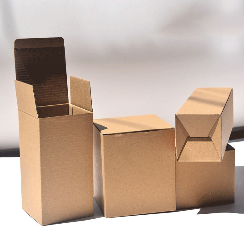 Kraft Paper Box For Cosmetic Packaging L*W*H cm ---According to your specific request