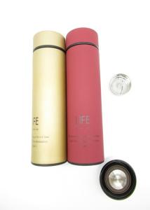 Wholesale Mirror Liner Flask Vacuum Mug Water Cup Bottle Rubber Paint 500ml For Office from china suppliers