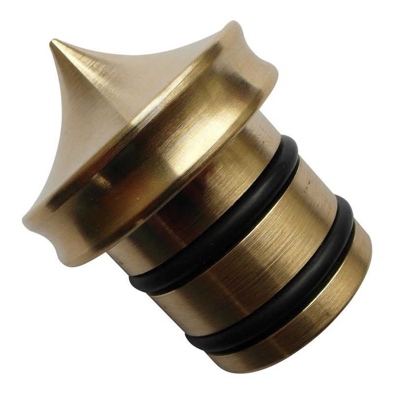 Oil Fuel Cap CNC Turning Parts Copper Polishing Finnish Micro Machining Durable
