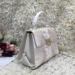 Authentic Crocodile Skin Lady White Purse Genuine Alligator Leather Women Single
