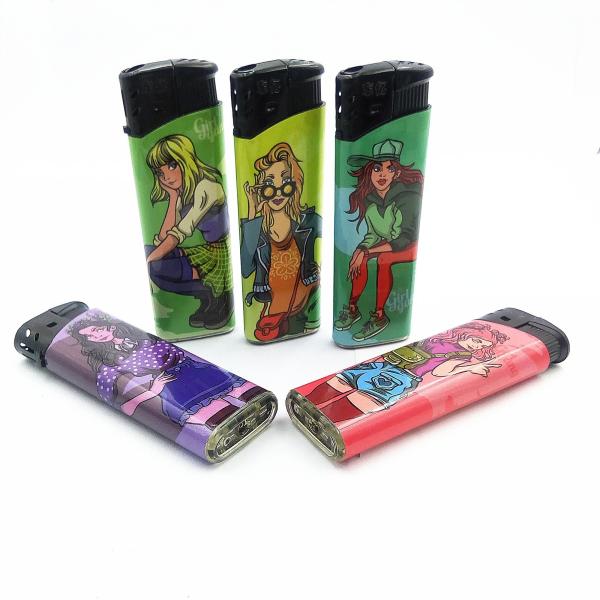 81.1*24.5*11.5mm EUR Classic Fashion Electric Gas Lighter DY-026 Huan Dongyi