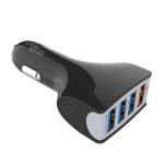 QC 3.0 Fast Car Phone Charger , 30W Multi USB Port Car Charger