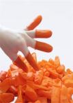 Soft Convenient Pe Disposable Gloves , Disposable Plastic Gloves Abrasion