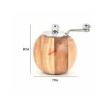 Kitchen Natural Wood Pepper Mill Grinder 5inch 10inch Wooden Salt Grinder