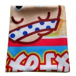 Lovely cartoon printed 70*140 cm quick drying light weight printed microfiber