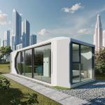 Luxury Mobile Small Outdoor Cabin Office With Smart System Detachable Container