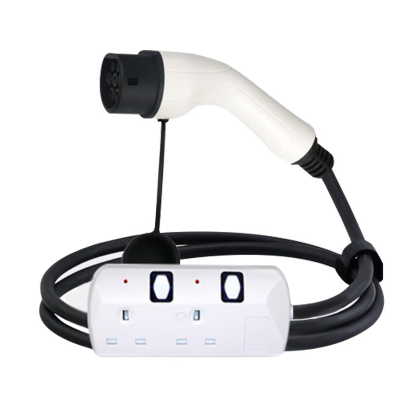 IP55 22KW Max EV Charger Adaptor GBT to Type2 AC Inlet Adapter for Electric Vehicles Charging Connector Outlet Plug 380V 32A