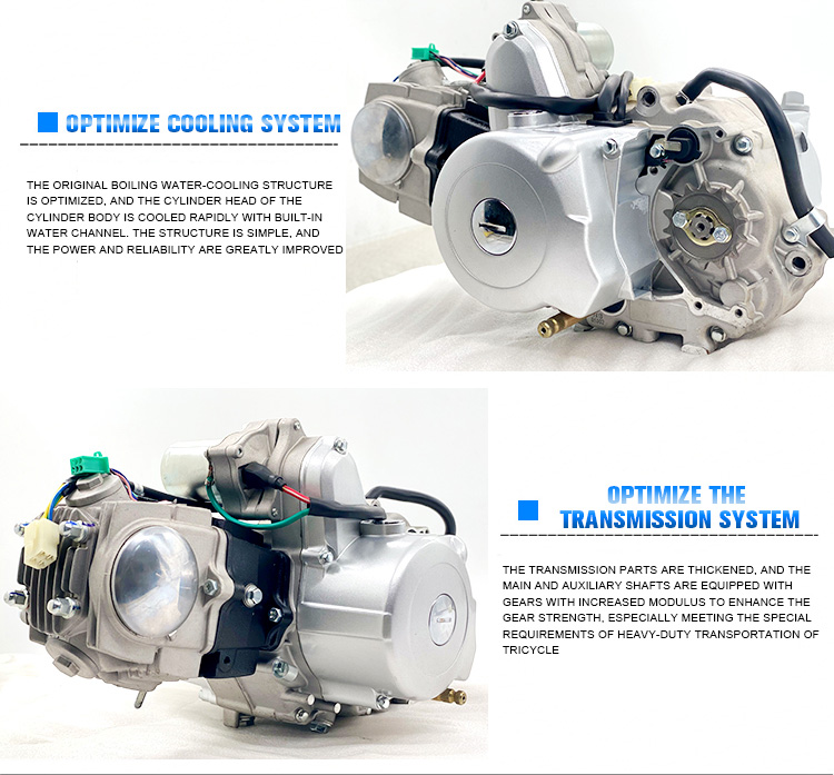CDI Ignition Method DAYANG 125cc Motorcycle Engine Single Cylinder 4 Stroke Air Electric