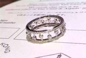 Wholesale Cheap Price Diamond Ring 18K White Gold Wedding Ring with VVS Diamonds from china suppliers