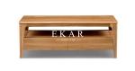 Solid Oak Wood 2 Drawers Sofa Table Center Table