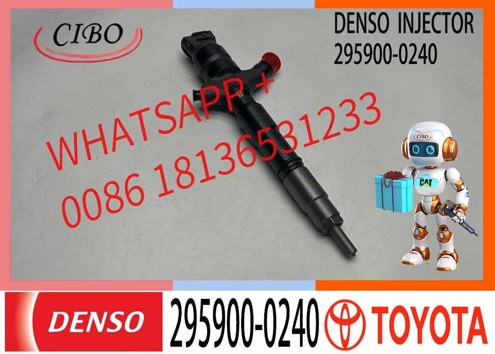 High Quality Common Rail Fuel Injector 295900-0190 295900-0240 23670-30170 23670-39445 for Toyota 1KD-FTV