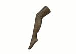 Commercial Black Lace Fishnet Stockings Fashion Big Waves Pantyhose