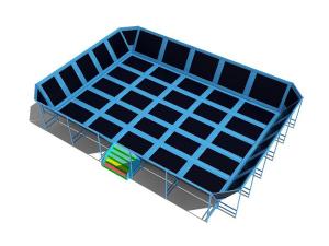Wholesale indoor trampoline park equipment kids sand pit zone jump zone trampoline for commercial from china suppliers