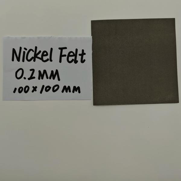 0.2mm Nickel Felt Environmentally Friendly Metal Porous Nickel Sintered Fiber