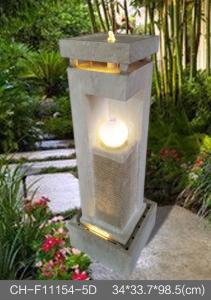 Wholesale Light Ball Marble Effect Wood Rattan Garden Fountain from china suppliers