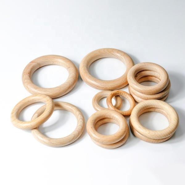 Wooden Baby Toys, Montessori Toys for Babies 0-6-12 Months, Wooden Teether Gifts