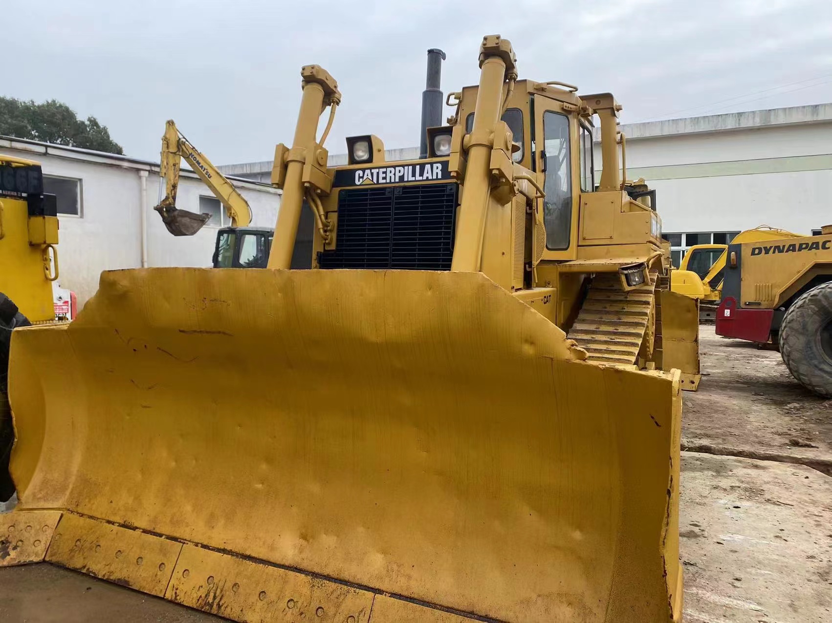 Used Bulldozer Caterpillar D7H/Dozer Cat D6 D7 D7R D7G D6R with HAWE Hydraulic Cylinder