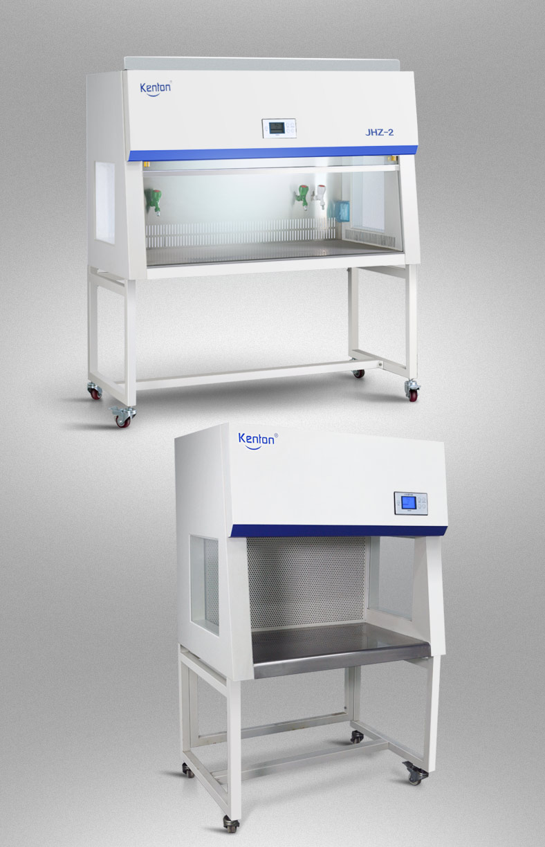 220V Vertical Laminar Airflow Hood Two Peoples Biobase Laminar Flow Cabinet ISO