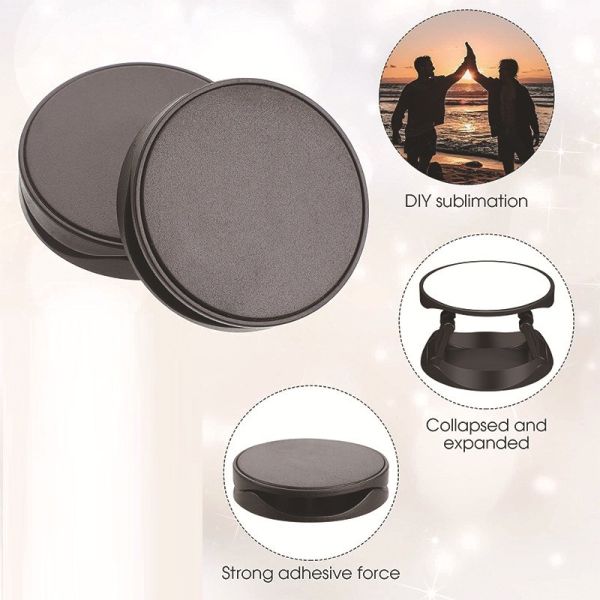 Customized Sublimation Foldable Adhesive Phone Stand DIY Sublimation Pop Socket