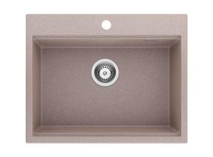 Wholesale Hot sale Single Bowl Top-mount Granite Kitchen Sink/Quartz Sink with Muti-Color from china suppliers